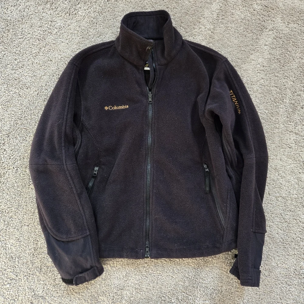 Vintage Columbia Titanium Full-zip Fleece Jacket